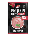 Budyń proteinowy o smaku malinowym bezglutenowy 40 g – Celiko