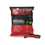 Truskawki w czekoladzie ciemnej bez dodatku cukru Keto BIO 40 g – Cocoa
