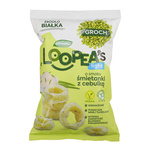 Chrupki z grochu o smaku śmietanki z zieloną cebulką 50 g – Loopea's