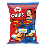 Chipsy kukurydziane o smaku sera i śmietanki 50 g – Oho