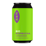 Kombucha herbata czarna z trawą cytrynową bezglutenowa bio 330 ml - Forever Young Kombucha