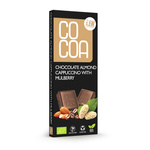 Czekolada cappuccino migdałowe z morwą BIO 40 g – Cocoa