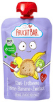 Mus kiwi, truskawka, gruszka, banan, sucharki pszenne BIO 100 g – Fruchtbar