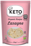 Makaron keto konjac typu noodle lasagne bezglutenowy BIO 270 g – Ketochef