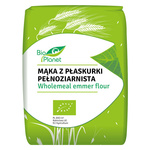 Mąka z płaskurki pełnoziarnista BIO 1 kg – Bio Planet
