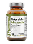 Ginkgo biloba + Ashwagandha Memory Complex suplement diety 60 kapsułek – Pharmovit
