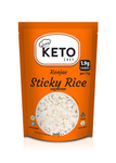 Makaron konjac w kształcie ryżu (sticky rice) do sushi bezglutenowy 200 g - KETO CHEF (BETTER THAN FOODS)