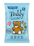 Chrupki kukurydziane mini teddy marchew i dynia od 7 miesiąca bezglutenowe bio 30 g - Little Angel