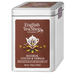Herbata Rooibos, Cocoa & Vanilla herbata sypana w puszce 100 g BIO – English Tea Shop