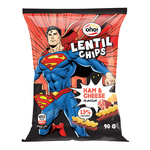 Chipsy z czerwonej soczewicy o smaku szynki i sera 90 g – Oho