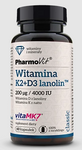 Witamina K2 + D3 bezglutenowa suplement diety 60 kapsułek - Pharmovit (Classic)