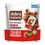 Mini batoniki orzech laskowy 108 g – Dobra Kaloria