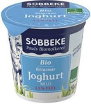 Jogurt naturalny ekologiczny 1,5% tłuszczu BIO 150 g – Sobbeke