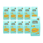 ZESTAW 10 x Poduszeczki zbożowe z kremem orzechowym bezglutenowe bio 200 g - Super Fudgio