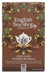 Herbatka ziołowa rooibos z ziarnami kakaowca i laską wanilii (20x2) BIO 40 g – English Tea Shop
