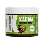 Krem z orzechami laskowymi i kakao oraz kawałkami orzeszków ziemnych bez dodatku cukru 250 g – Karma